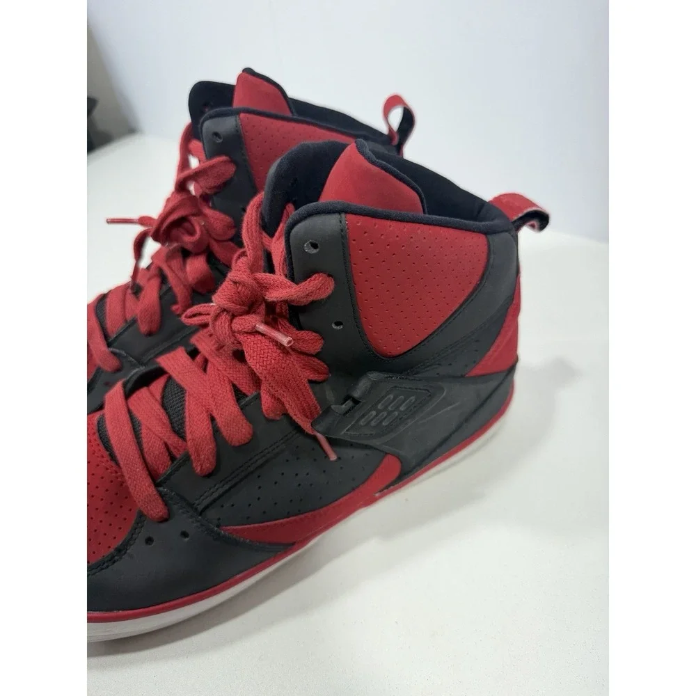 Nike-Air Jordan Flight 45 V Bred-2014-Shoes-Mens Sz 13 683366-021 Read